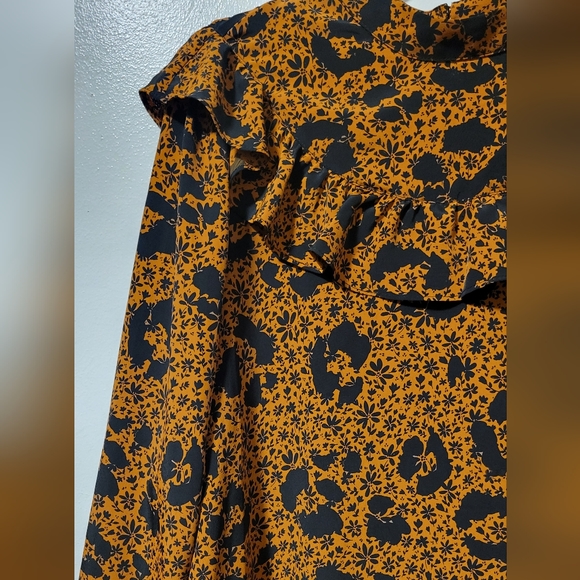 Topshop Ruffle Yoke Mini Dress - Picture 12 of 13